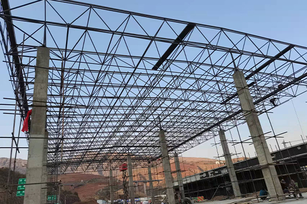 舞钢钢结构网架图片